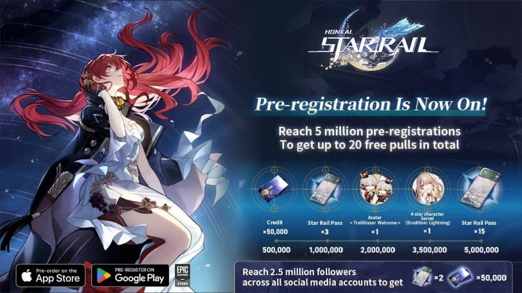 A Whopping 8 Million Fans Have Pre-Registered to Play Honkai: Star Rail