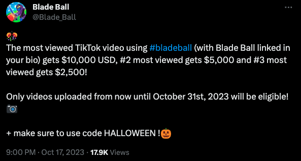 Blade Ball ACTIVE Codes (October 2023)! 