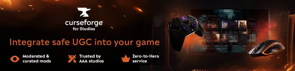 Integrate Safe UGC Into Your Game with CurseForge For Studios